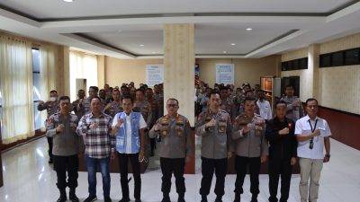 Polresta Bandar lampung Ikuti Giat Pembinaan Etika dan Pembinaan Pemulihan Profesi oleh Bidpropam Polda Lampung