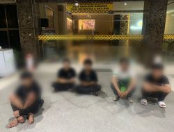 Diduga Akan Tawuran, Tim Walet Presisi Samapta Polresta Bandar Lampung Amankan 5 Remaja