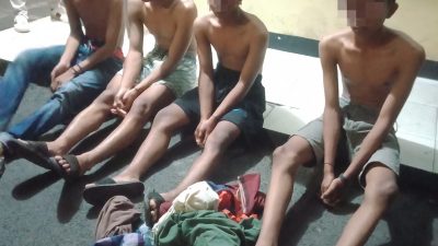 Diduga Hendak Tawuran, Tim Walet Samapta Polresta Bandar Lampung Amankan 7 Orang Remaja Di Dua Lokasi Berbeda