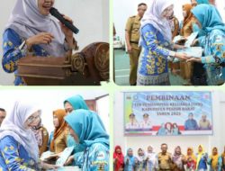 Ketua Umum TP-PKK Pesisir Barat Buka Kegiatan Pembinaan Tim Pendang Keluarga.