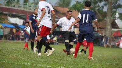 Laga Friendly Match, Red Brother FC Tumbangkan PGRI Tanjung Sari FC (6-2)