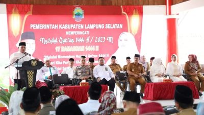 Peringati Nuzulul Qur’an 1444 H, Pemkab Lampung Selatan Gelar Doa Bersama dan Tausiah