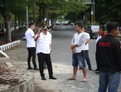 Pembangunan Air Mancur dan Tugu Garuda Kalianda Terus Digeber, Bakal Rampung Dalam Sebulan