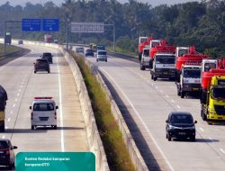 Kick Off Hutama Karya Siaga Mudik Lebaran Tahun 2023 di Jalan Tol Trans Sumatera