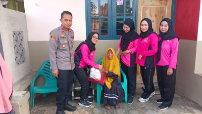 Ramadhan Berbagi, Polsek Kedaton salurkan Bantuan Sembako
