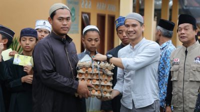 LKKS Provinsi Lampung dan Suzuki Katana Jimny Indonesia (SKIn) Lampung Bersinergi Berbagi Sedekah Ramadhan di Pesawaran