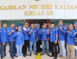 Seratusan Pengurus Partai Demokrat Geruduk PN Kalianda, Serahkan Surat Permohonan Perlindungan Hukum dan Keadilan