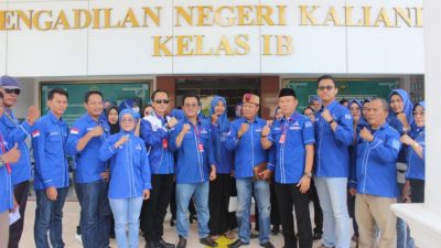 Seratusan Pengurus Partai Demokrat Geruduk PN Kalianda, Serahkan Surat Permohonan Perlindungan Hukum dan Keadilan