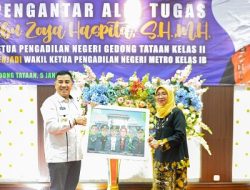 Bupati Pesawaran H. Dendi Ramadhona,ST.M.Tr.I.P. menghadiri acara Pengantar Alih Tugas Ketua Pengadilan Negeri Gedong Tataan Kelas II