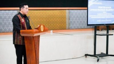 Dendi Ramadhona Sampaikan LKPD Tahun Anggaran 2022 Kepada BPK RI Perwakilan Provinsi Lampung