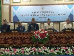 Rapat Paripurna DPRD Dalam Rangka HUT Kabupaten Pesisir Barat Ke 10 Tahun 2023