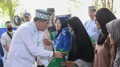 Kolaborasi Pemkab dan PWI Pesawaran Gelar Baksos