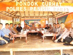 Polres Pesisir Barat Ramah Tamah Bersama Insan Pers Pesisir Barat