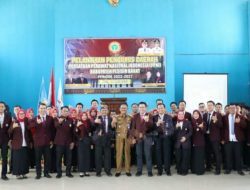 Bupati H.Agus Istiqlal Hadiri Pelantikan Dewan Pengurus Daerah Persatuan Perawat Nasional Indonesia Pesisir Barat Periode 2022-2027