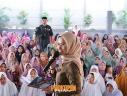 Nanda Indira Dendi Menghadiri Ngaji Bareng Sholawat Zikir Tarhib Ramadhan 1444 H