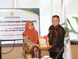 Selamat ! Pemkab Lampung Selatan Raih WTP 7 Kali Berturut-turut