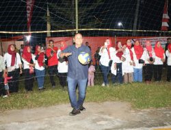 Bupati Nanang Ermanto, Buka Secara Resmi Open Tournamen Bola Voli Gunung Terang Cup 1