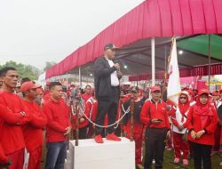 Dibuka Oleh Bupati Lampung Selatan, Jalan Sehat Ketapang Fair 2023 Berlangsung Meriah