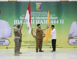Gubernur Arinal Lepas Jemaah Calon Haji Kloter Pertama Provinsi Lampung Tahun 2023 Minta agar Seluruh Jemaah Taati Peraturan Tertib dan Khidmat dalam Melaksanakan Ibadah Haji