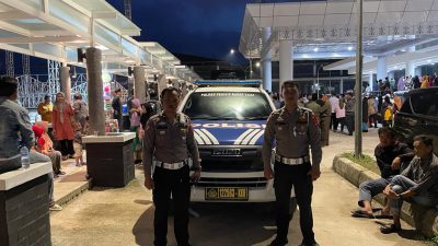 Polres Pesisir Barat Gelar Pengamanan dan Pengawalan Pemberangkatan Jama’ah Haji Tahun 1444H/2023 Masehi Kabupaten Pesisir Barat