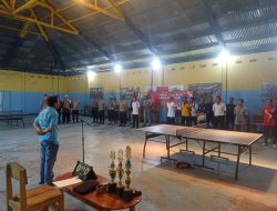 Turnamen Tenis Meja Kapolres Cup Dalam Rangka Hari Bhayangkara ke – 77 Polres Pesisir Barat