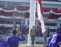 Upacara Paripurna Bulanan, Wabub Pesisir Barat : Kolaborasi Antar Instansi terkait