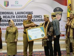Sekdaprov Lampung Fahrizal Darminto Pemprov Lampung Luncurkan UHC Program JKN