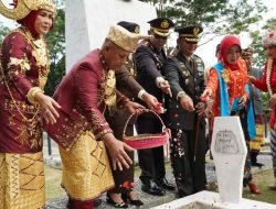 Bupati Lampung Selatan Ikuti Upacara Tabur Bunga Dalam Rangka Memperingati HUT Ke-78 Kemerdekaan RI