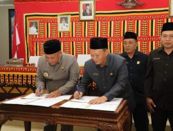 Sepakat, DPRD dan Pemkab Lampung Selatan Teken KUPA-PPAS Perubahan APBD 2023