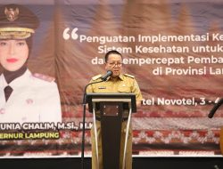 Gubernur Arinal Buka Raker Kesehatan 2023, Ajak Jajaran Kesehatan Optimalkan Sinergi