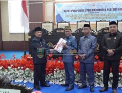 DPRD Pesisir barat Barat Gelar Paripurna Penyampaian Nota Pengantar Draf Perubahan KUA-PPAS TA. 2023