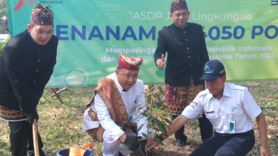 Meriahkan HUT ke-78 RI, ASDP Gelar Aksi Tanam 4.050 Bibit Pohon di Seluruh Cabang