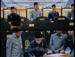 Pemkab Pesisir Barat Menghadiri Rapat Paripurna DPRD dengan Acara Penandatanganan Kesepakatan Bersama Draf KUA-PPAS Tahun Anggaran 2024
