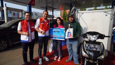 Hari Pelanggan Nasional Pertamina Patra Niaga Berikan Apresiasi Kepada Konsumen di Lampung