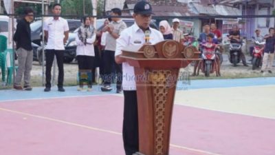 Wakil Bupati Tutup Turnamen Bola Volly Piala Bergilir Bupati CUP Pesisir Barat Tahun 2023