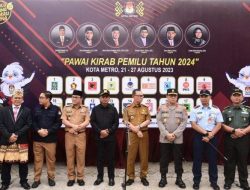 Ketua DPRD Lampung Hadiri Kirab dan Deklarasi Pemilu 2024