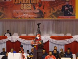 Eva Dwiana Menghadiri Acara Pembukaan Volley Ball Tournament Kapolri Cup 2023