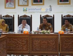 PLT. Sekda Jon Edwar Sambut Audensi BNN Tanggamus dalam Rangka Penguatan Kapasitas Kelembagaan
