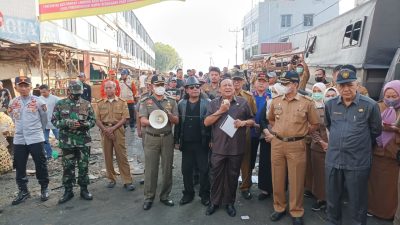 Pemerintah Kota Bandar Lampung Melaksanakan Relokasi Pedagang Di Pasar Pasir Gintung