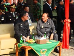 Pemkot) Bandar Lampung Mengikuti Upacara Dan Acara Syukuran Dalam Rangka Peringatan Hari Ulang Tahun (HUT) Ke-78 TNI