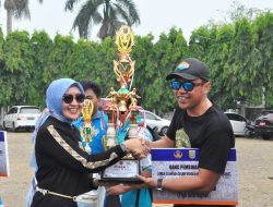 Sekdaprov Lampung Lepas Jalan Sehat HUT Korpri ke-52 Tingkat Provinsi Lampung