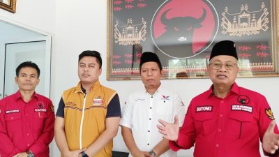 Di Kantor DPD PDI-P Lampung Partai Pengusung Ganjar-Mahfud Gelar Konsolidasi