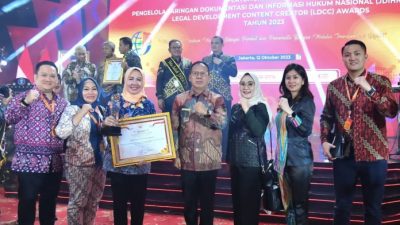 Sekretariat DPRD Lampung Kembali Sabet Penghargaan Nasional