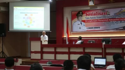 Dinas Kominfo Lampung Selatan Gelar Sosialisasi Tata Kelola SPBE