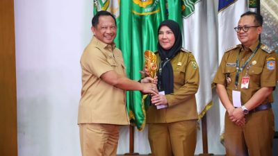 Walikota Bandarlampung Menerima Penghargaan IGA Dari Kemendagri RI Di Jakarta