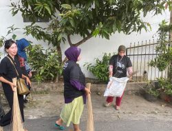 Forum Silaturahmi Relawan Ganjar-Mahfud Bandarlampung Baksos Bersih Lingkungan