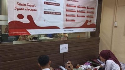 Peringati HUT Pertamina ke-66, Pertamina Patra Niaga Regional Sumbagsel Gelar Aksi Donor Darah