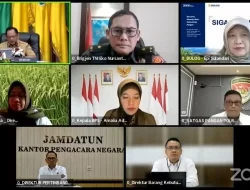 TPID Lamsel Kembali Ikuti Rakor Pengendalian Inflasi Daerah Secara Virtual Meeting