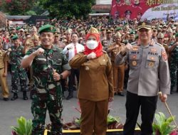 APEL SIAGA TIGA PILAR, PEMKOT JAMIN KAMTIBMAS DI KOTA BANDARLAMPUNG