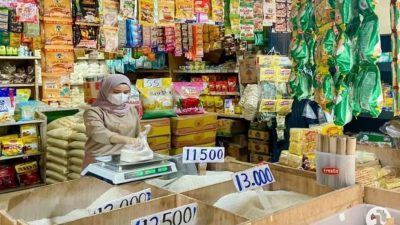 HARGA BERAS DAN TELUR DI BANDARLAMPUNG FLUKTUATIF